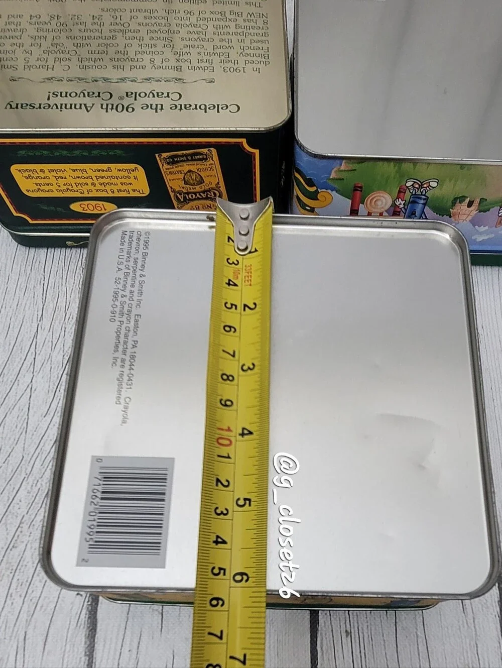 3 Vintage Crayola Boxes, 1993/1995, Limited Edition Crayons Empty Tins